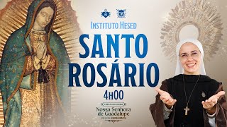 Santo Rosário  1º dia Tríduo à Nossa Senhora de Guadalupe  0912  Instituto Hesed [upl. by Atekahs]