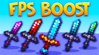 The TOP 5 MCPE PVP Texture Packs FPS BOOST 120  Minecraft Bedrock [upl. by Langille]