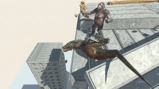 NEW GORO THE GIANT on Wobbly Building vs ALL UNITS Animal Revolt Battle Simulator [upl. by Benco]