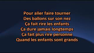 Beau Dommage  La complainte du phoque en Alaska  Karaoke  Lyrics [upl. by Adriena]