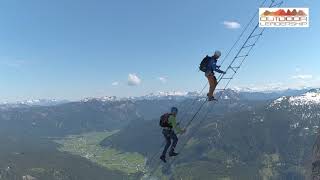 Outdoor Leadership Donnerkogel quotIntersportquot Klettersteig Himmelsleiter [upl. by Idonna853]