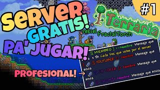 Como Hacer Servidor Gratis de Terraria Profesional  GUIA DEFINITIVA  CAP1 [upl. by Ahseile271]