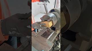 wood block mounting on 3 jaw chuck [upl. by Ennaillek]