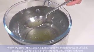 Bake Club presents How to use powdered gelatin [upl. by Stan]