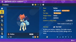 Keldeo  Solo  7 Star Incineroar Raid  Pokemon ScarletViolet [upl. by Shaina]