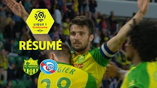 FC Nantes  RC Strasbourg Alsace  10   Résumé  FCN  RCSA  201718 [upl. by Suiram]