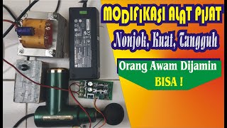 Tutorial Memodifikasi Alat Pijat Baterai Menjadi Tenaga PLN [upl. by Nodarb]