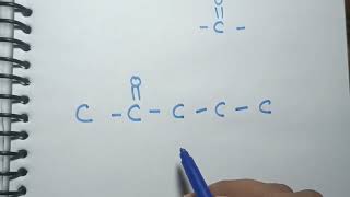 How to draw structure of Pentanone [upl. by Gesner]