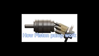 How piston pump worksAxial piston pump working [upl. by Gert700]