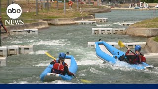 Introducing kayak cross the new event to debut at Paris Olympics [upl. by Merkley857]