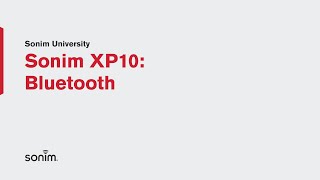 Sonim XP10  Bluetooth [upl. by Ric]