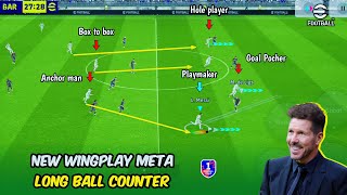 LBC is Back Diego Simeone Manager  Long Ball Counter Tactics  efootball 2024 [upl. by Arok]