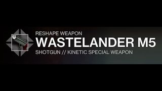 Wastelander M5 shotgun god roll [upl. by Ahsemad758]