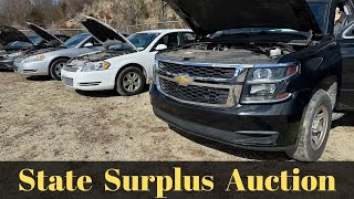 State Vehicle Surplus Auction and Results [upl. by Ratna]