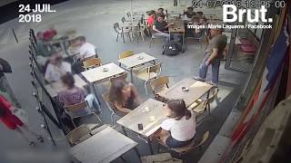 Frappée au visage dans la rue elle a décidé de publier la vidéo de son agression [upl. by Ainerbas]