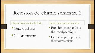 Révision thermochimie partie 3 [upl. by Farkas100]