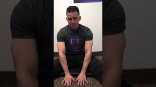 Effective Seated Stretch for Spinal Erector Muscles  Back Pain Relief [upl. by Morissa]