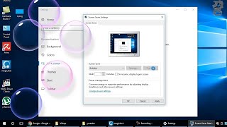 How to Select Bubbles Screensaver in Windows 1011  Easy StepbyStep Guide [upl. by Joab]