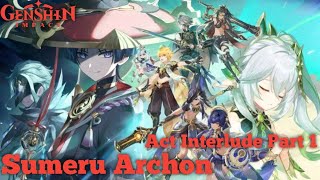 Sumeru Archon  Act 3 Interlude  Part 1 JP DUB  Sub Indo  Genshin Impact [upl. by Atinrehs]