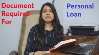 Documents required for personal loan [upl. by Valenta]