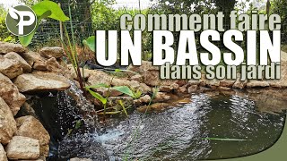 COMMENT faire un BASSIN dans son jardin  Biodiversité [upl. by Nilyram]