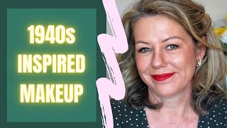 1940s inspired makeup tutorial  Max Factor Pan stick  mature skin  40 plus [upl. by Sethi]