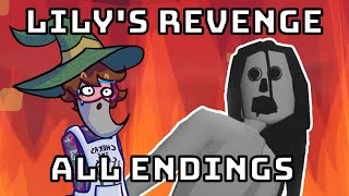 One Of The Best Games on Rec Room  Lilys Revenge ALL ENDINGS [upl. by Nnayrrehs607]