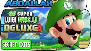 New Super Luigi U Deluxe  All Secret Exits amp Where To Find Them [upl. by Nathanoj757]