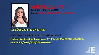 Jingles Eleições 2024  Marivalda PT  Prefeita CandeiasBA [upl. by Varin]