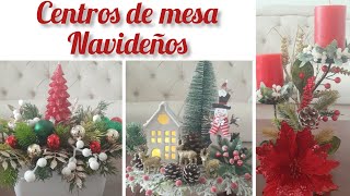 HERMOSOS CENTROS DE MESA NAVIDEÑOSELEGANTES Y FACILES DE HACERNAVIDAD 2023 [upl. by Festa]