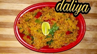 daliya recipe  स्वादिष्ट नमकीन दलिया बनाने का तरीका  daliya recipe in hindi [upl. by Adnolor]