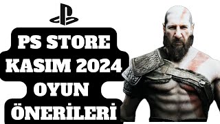 PS STORE KASIM 2024 OYUN ÖNERİLERİ  KASIM TASARRUFLARI [upl. by Adneram]