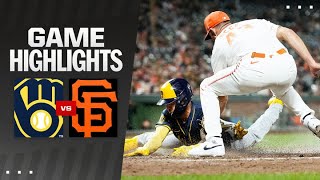 Brewers vs Giants Game Highlights 91024  MLB Highlights [upl. by Tacita]