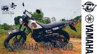 Yamaha TW200 Review  SRI LANKA [upl. by Nilyarg]