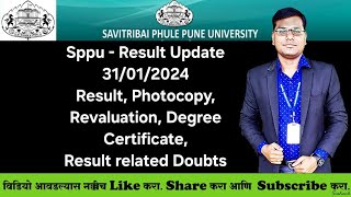 Sppu Result Latest Update  Result Photocopy Revaluation Convocation Degree Certificate info [upl. by Baldwin]