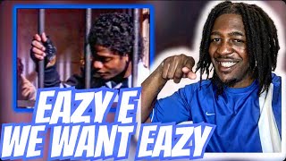 FIRST TIME HEARING EazyE  We Want Eazy NWA REACTION [upl. by Atrebla]