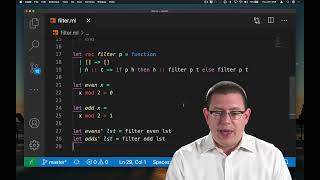 Filter  OCaml Programming  Chapter 4 Video 6 [upl. by Aisereht]