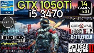 GTX 1050 Ti  I5 3470 amp 16GB Ram  Test In 14 Games [upl. by Balmuth]