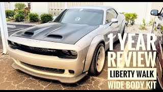 Dodge Challenger Liberty Walk Wide Body Kit 1 Year Review [upl. by Hedvige]