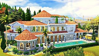 The Sims 4  CELEBRITY VILLA  Speed Build [upl. by Ion]