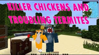 iBallisticsquid Minecraft Crazy Craft 22  Killer Chickens and Troubling Termites  56 [upl. by Kadner]