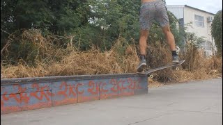 Bs nose slide nollie fs big spin out [upl. by Odrude]