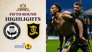 Partick Thistle 23 Livingston AET  Scottish Gas Mens Scottish Cup Fifth Round Highlights [upl. by Natsirc956]