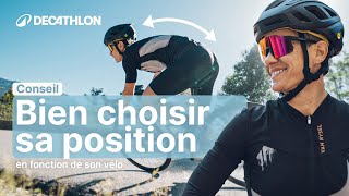 CONSEIL  Comment Optimiser votre Position sur un vélo de route  🚴  Decathlon [upl. by Rik]