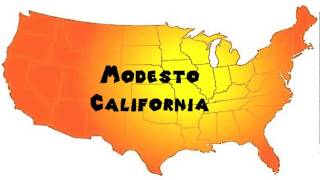 How to Say or Pronounce USA Cities — Modesto California [upl. by Anazraf]