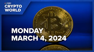 Bitcoin inches closer to alltime high as cryptocurrency tests 67000 CNBC Crypto World [upl. by Cheffetz770]