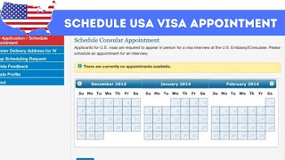 How to schedule USA Visa appointment online  Step by Step 2020 [upl. by Tilney]