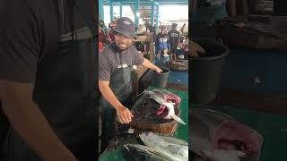 SKILL PRO BROTHER FADIL🔥🔪Cutting Baby Tuna shorts fypシ゚viral tuna foodnskillsindo [upl. by Hen]