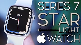 Starlight Apple Watch Series 7 Unboxing amp First Impressions [upl. by Lekcar]