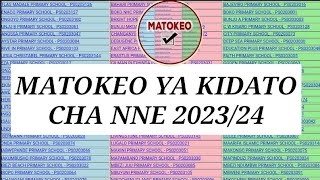 NECTA MATOKEO YA KIDATO CHA NNE FORM FOUR RESULTS CSEE 202324 [upl. by Nawyt534]